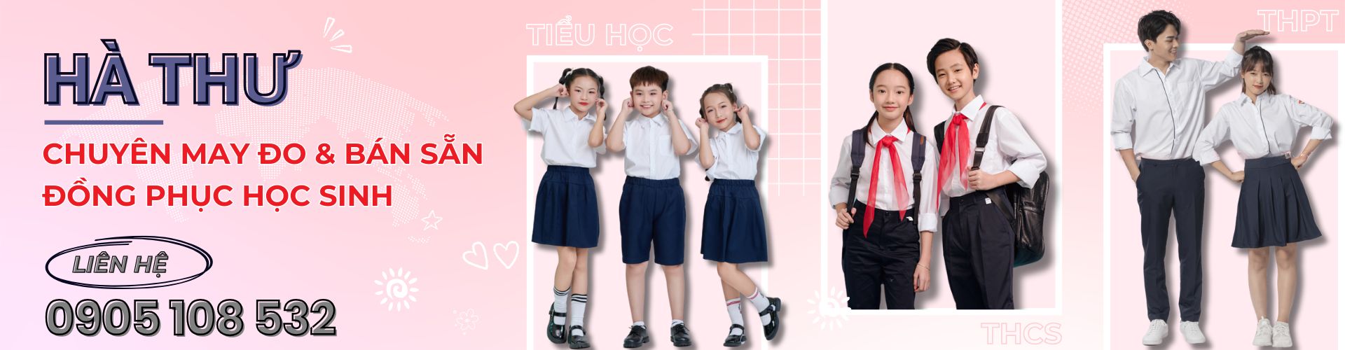 Đồng phục học sinh cấp 1 Đà Nẵng